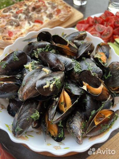 Мидии в створках