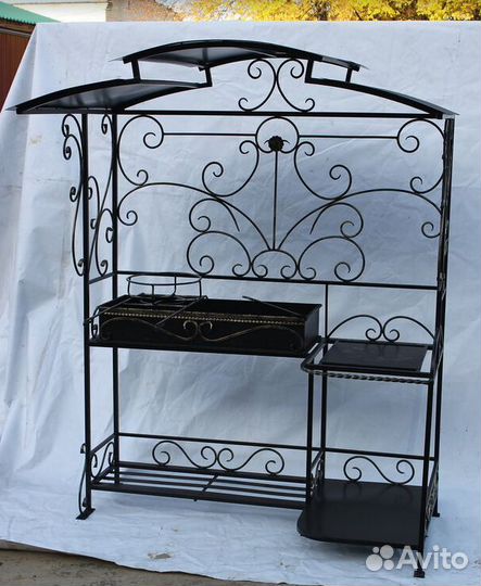 Мангал с печью