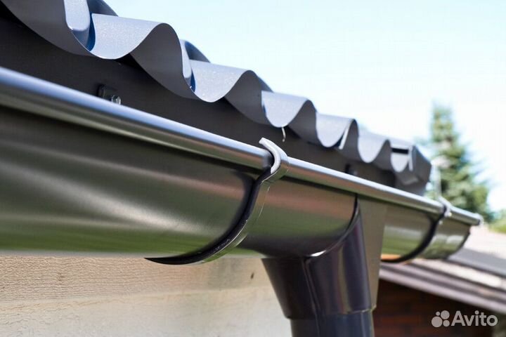 Водосточная система разного типа