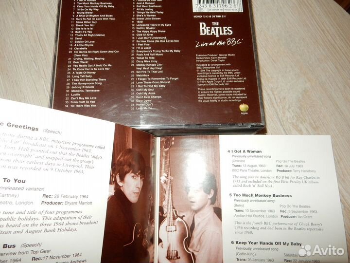 The Beatles Live AT BBC 2CD box set UK+Holland