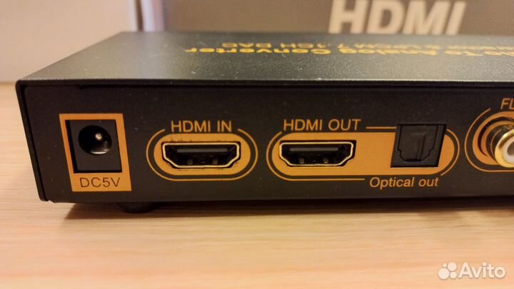 Декодер многоканального звука с hdmi на 7.1 аналог