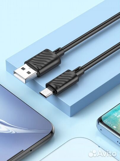 Кабель Hoco X88 Micro-USB 2.4А для телефона