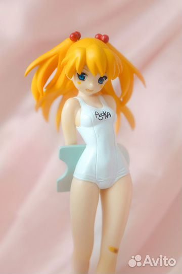 Аниме фигурка Аска в купальнике Asuka Langley Poyo