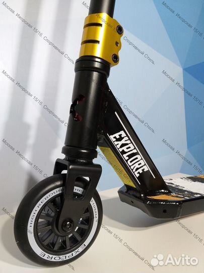 Трюковой самокат Explore pescara favor black новый