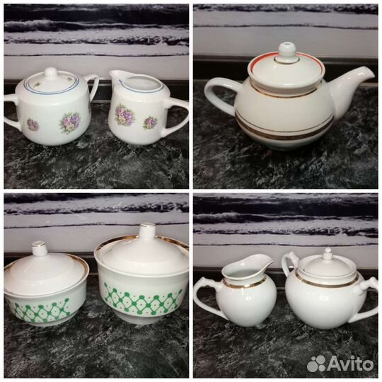 Сахарница и молочник СССР