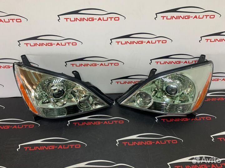 Фары Lexus GX470 Зеленые штатные