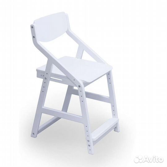 Растущий стул «Робин Wood» белый