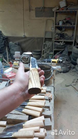 Нож кованый из х12мф