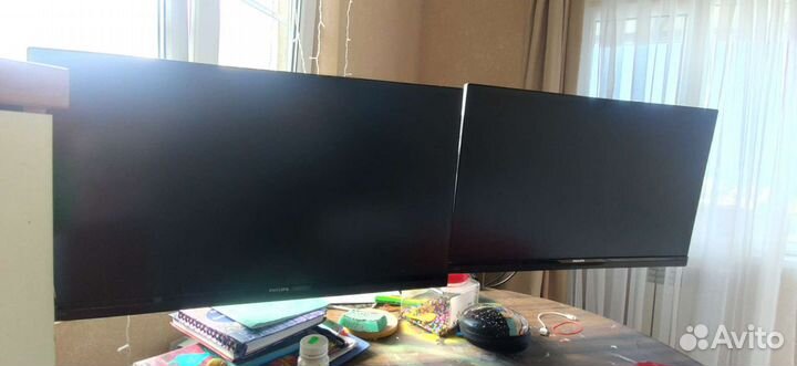 Мониторы 2шт philips 27 за 1 шт