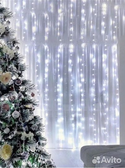 Гирлянда на шторы