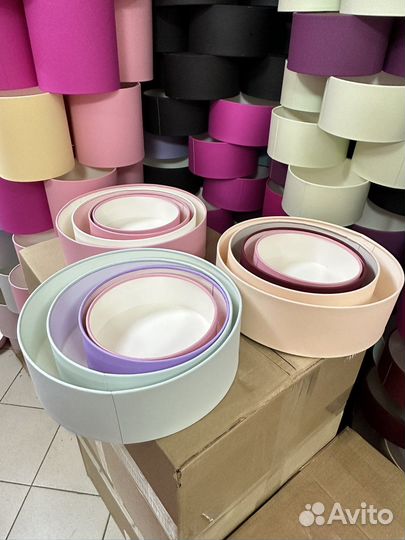 Коробка шляпная 30х9