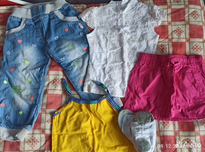 Вещи пакетом на девочку с 3-5 лет