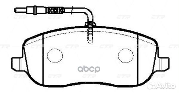 Ckpu-38 GK0895 Колодки тормозные дисковые п