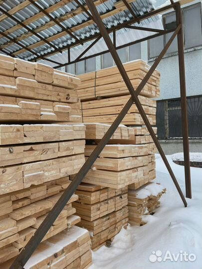 Доска обрезная 40х200х6000мм