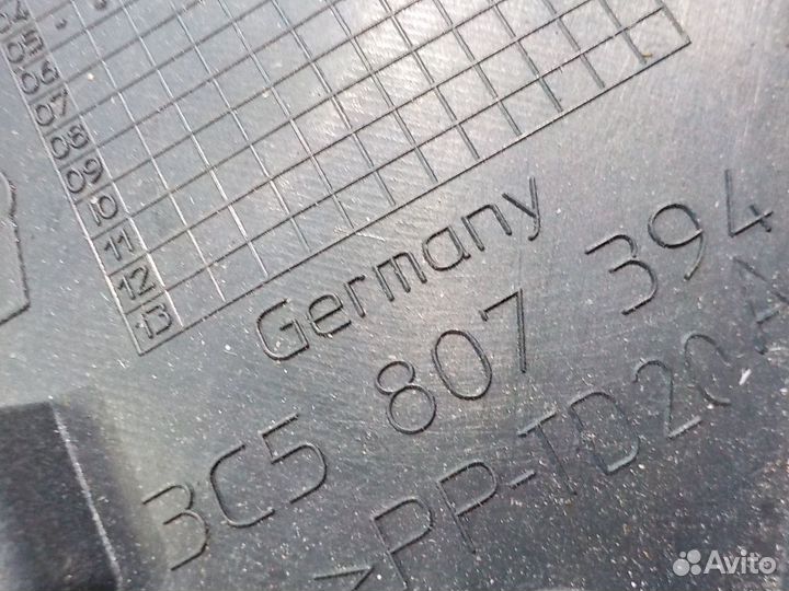 Кронштейн заднего бампера правый volkswagen Passat