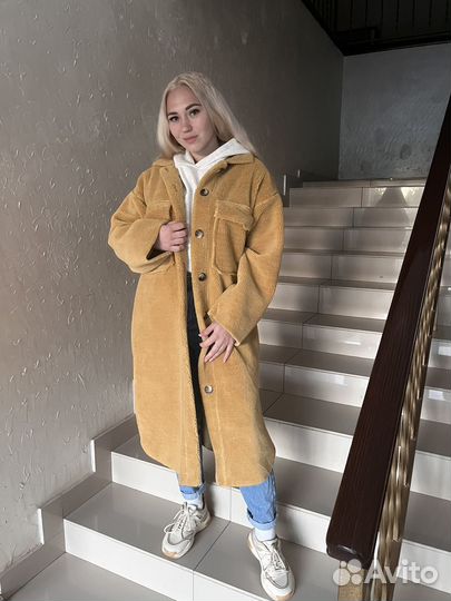 Шуба пальто чебурашка