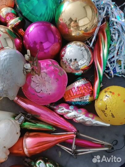 Елочные игрушки СССР