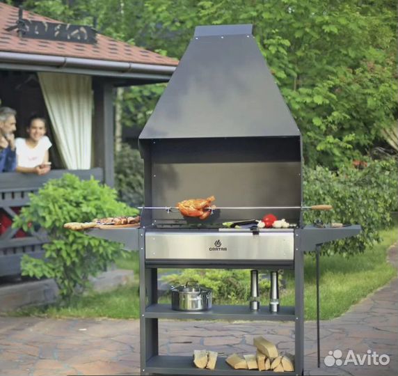 Мангал Professional Optima Zont POZ 3000 вытяжка