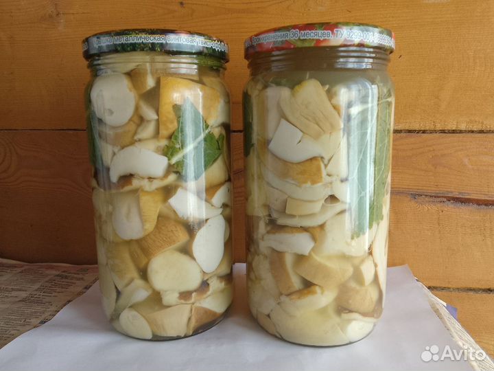 Белый гриб солёный в рестораны круглый год