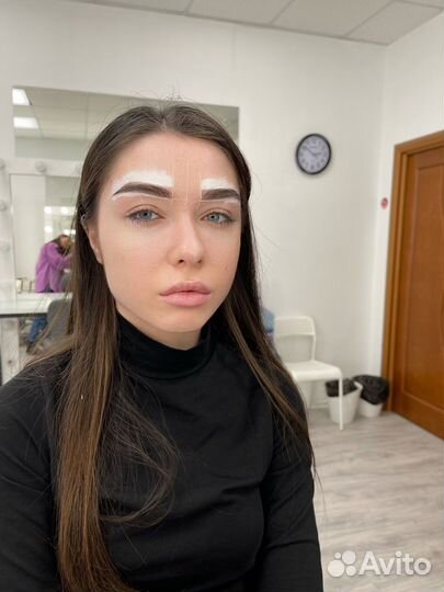 Ламинирование бровей,окрашивание+коррекция