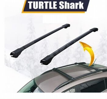 Багажник на крышу Turtle Shark Black 106