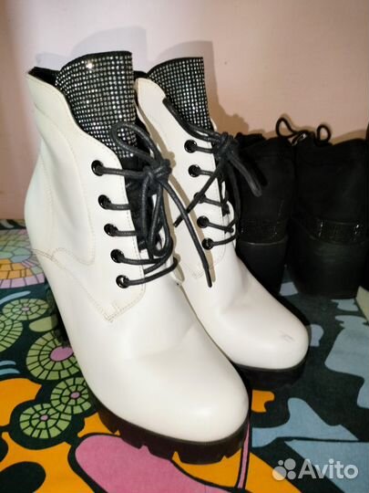 Ботильоны на каблуке женские на весну демисезонные