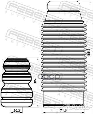 Пыльник передн амортизатора с отбойником компле