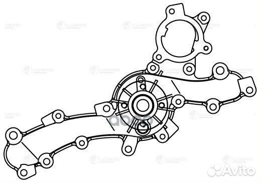 Насос водяной toyota camry (18) /lexus RX (15)