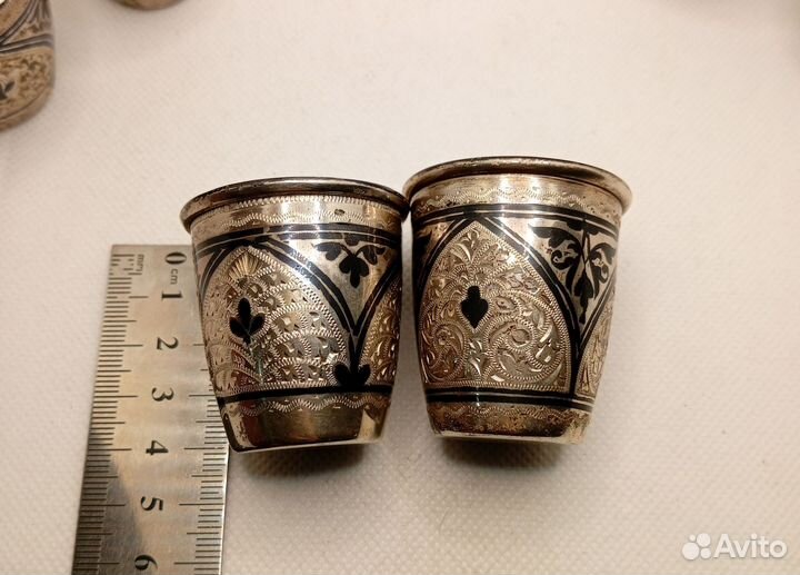 Стопка серебро 875 пробы