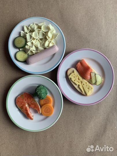 Кукольная еда из полимерной глины