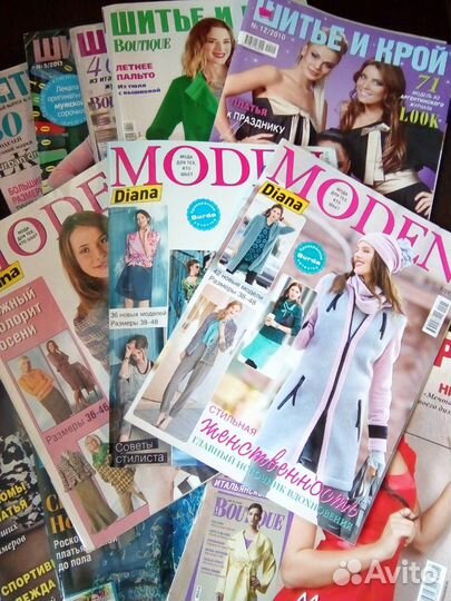 Журналы burda, Diana, Шитье и крой