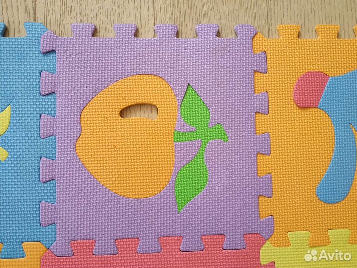 Детский коврик пазлы пазл 30*30см 9 пазлов