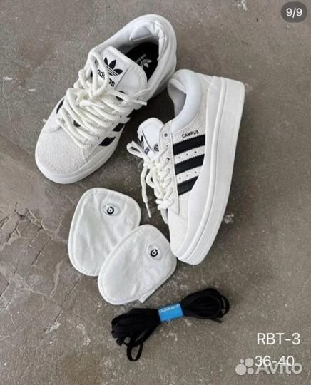 Кроссовки Adidas campus bad bunny