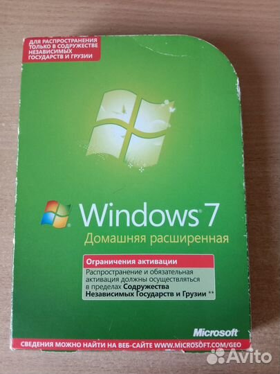 Windows 7 домашняя раширенная