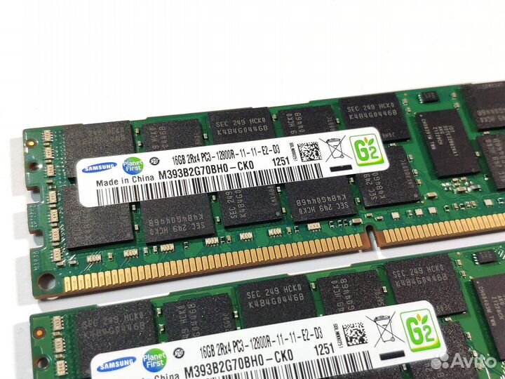 DDR3 rdimm 16Gb 1600MHz M393B2G70BH0-YK0 / CK0