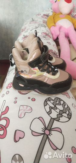 Кроссовки зимние для девочки 23