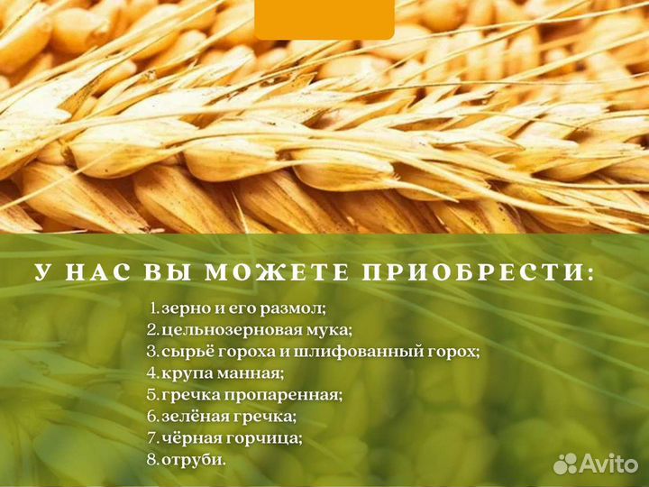 Горох с поля (сырье) (кг)