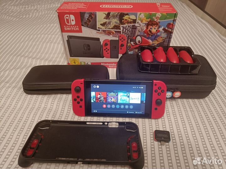 Nintendo switch rev 1 прошитая 512 gb