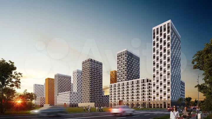 1-к. квартира, 45,7 м², 4/21 эт.
