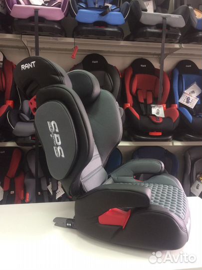 Автокресло детское 15-36кг изофикс Rant Master gre