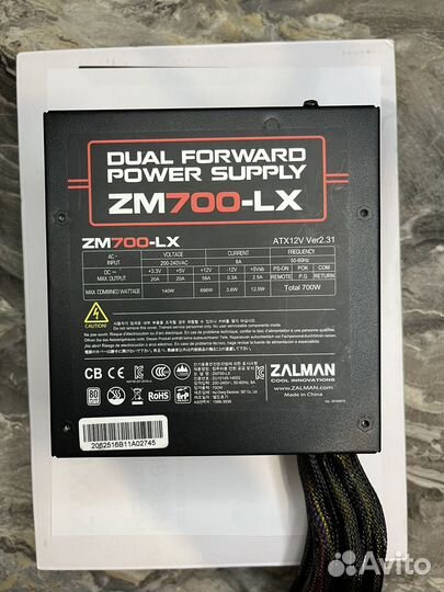 Блок питания dual forward power supply zm700-lx