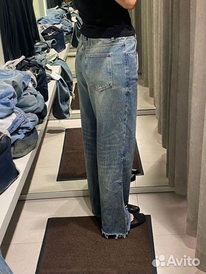 Джинсы синие y2k