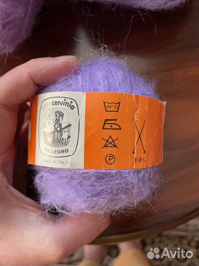Пряжа cervinia Италия шерсть мохер