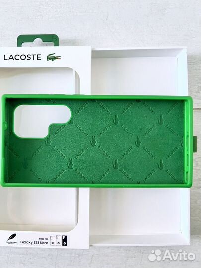 Чехол lacoste samsung S23 ultra