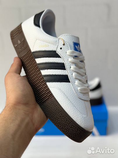 Кроссовки Adidas Samba White Black