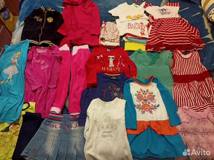 Вещи пакетом на девочку 5-6,5 лет
