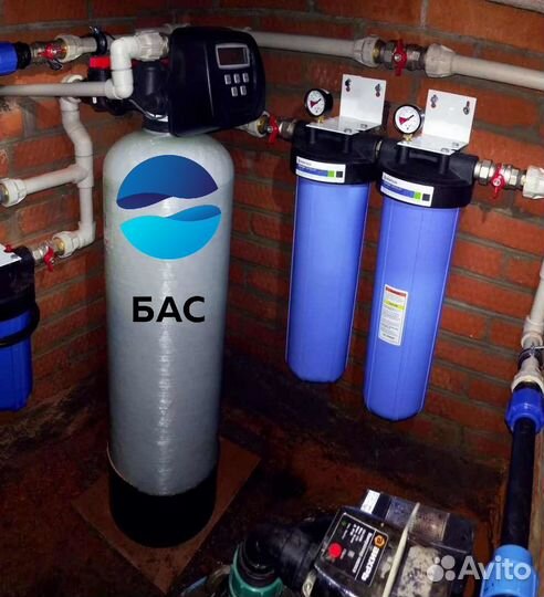 Фильтр для воды безреагентный, обезжелезивание