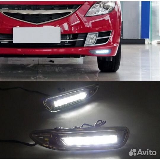 Дхо для Mazda 6 2008-10 в бампер