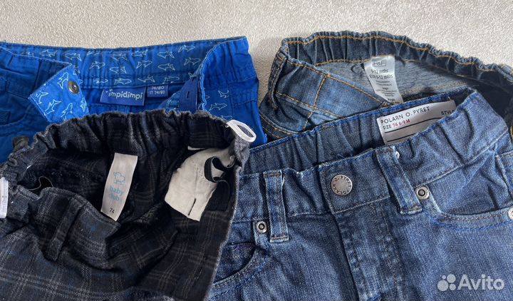 Вещи на мальчика пакетом 74-80