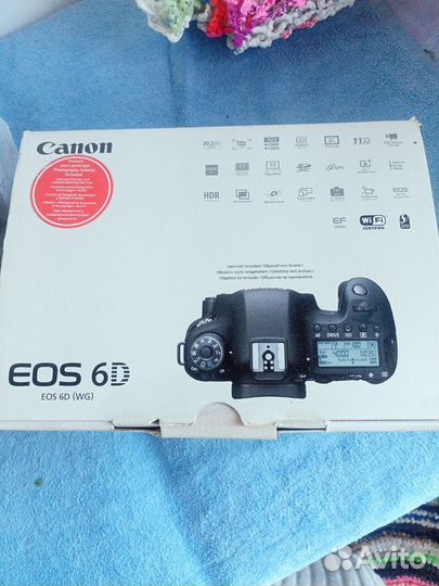 Фотоаппарат canon eos 6d